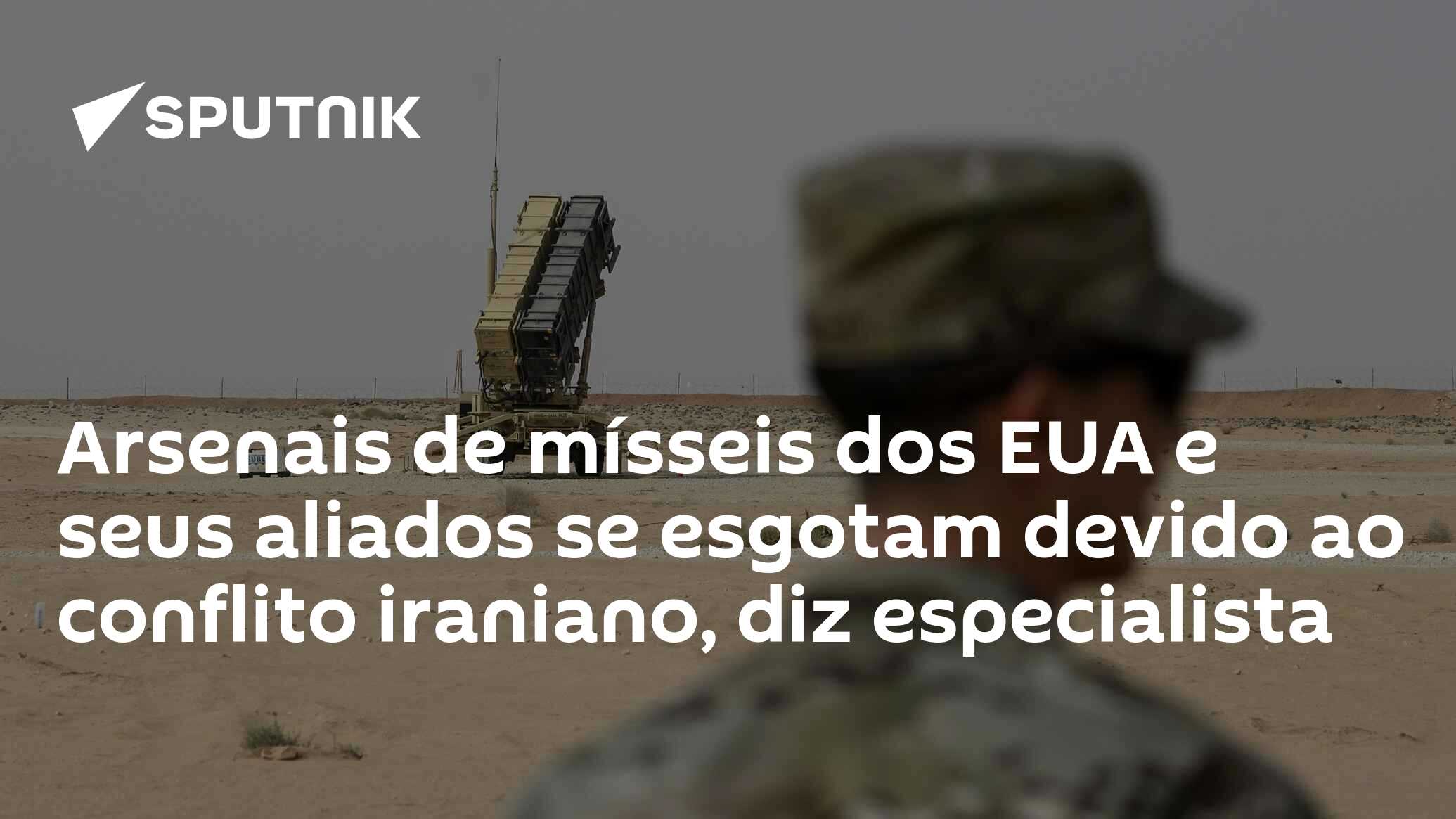 Arsenais de mísseis dos EUA e seus aliados se esgotam devido ao conflito iraniano, diz especialista