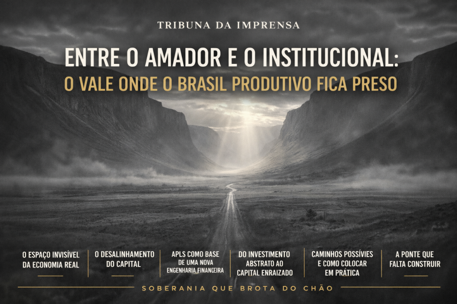 Entre o capital amador e o institucional: o vale onde o brasil produtivo fica preso