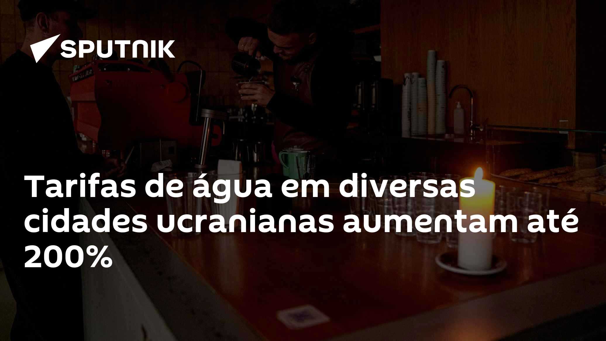 Tarifas de água em diversas cidades ucranianas aumentam até 200%