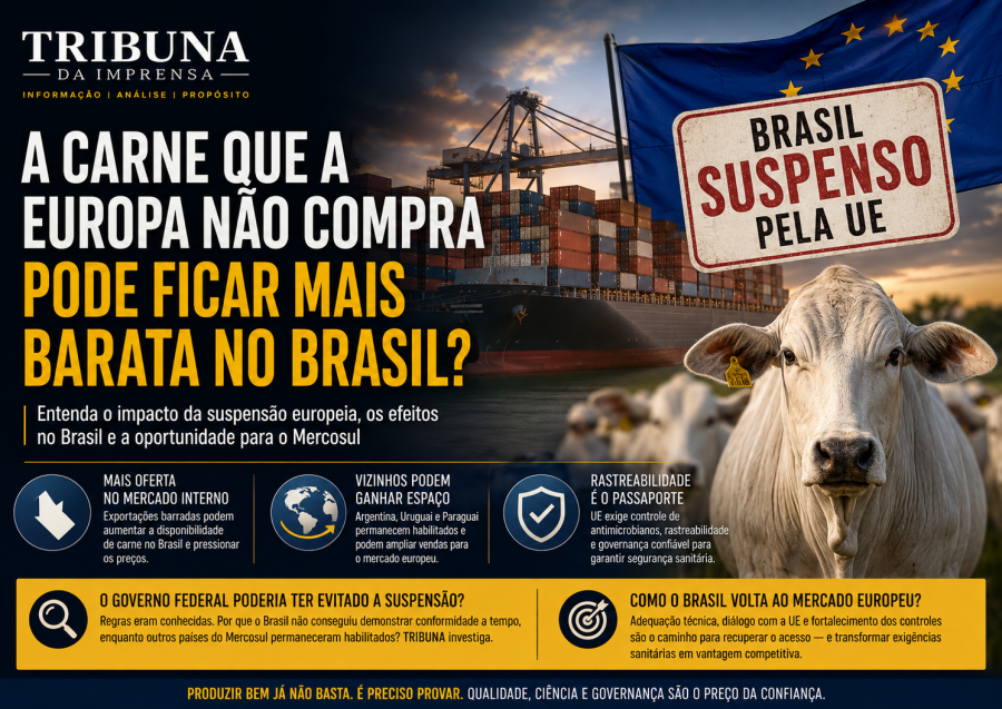  A carne que a Europa não compra pode ficar mais barata no Brasil?