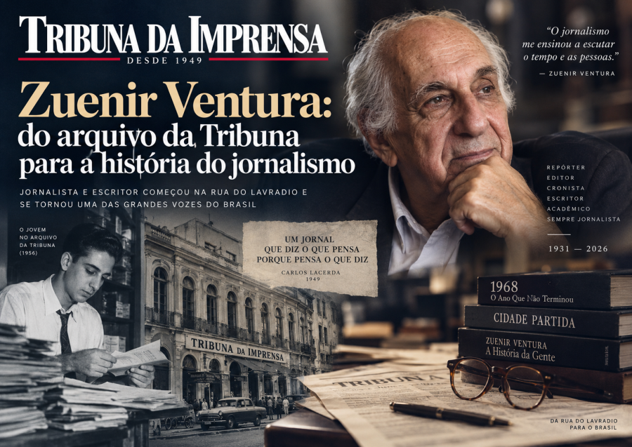 Zuenir Ventura: do arquivo da Tribuna para a história do jornalismo