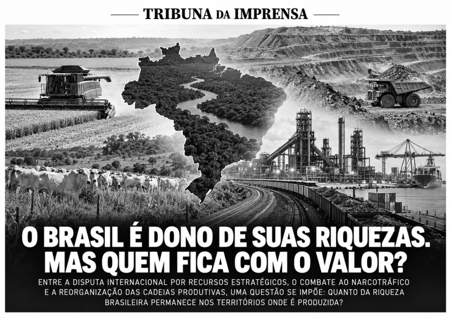 O Brasil é dono de suas riquezas. Mas quem fica com o valor?
