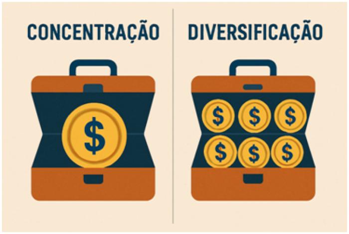 Concentração e Diversificação: Encontrando o Equilíbrio nos Investimentos