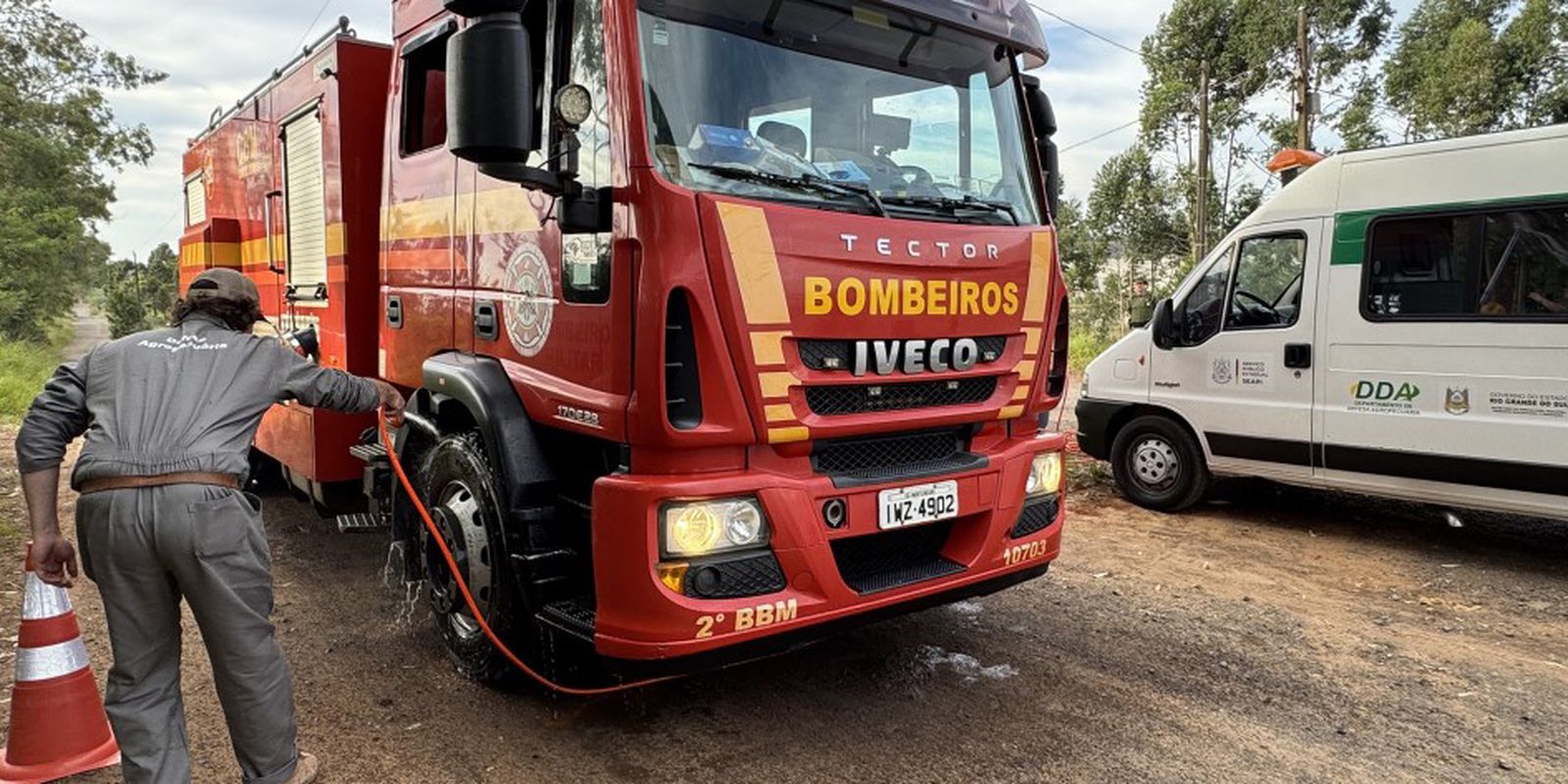 RS monta barreiras sanitárias em Montenegro para conter gripe aviária