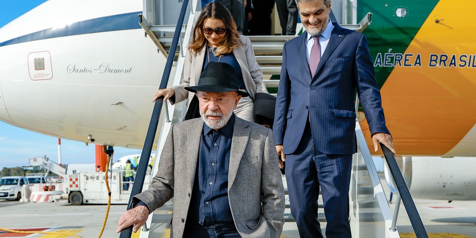 Lula chega a Roma para eventos sobre segurança alimentar