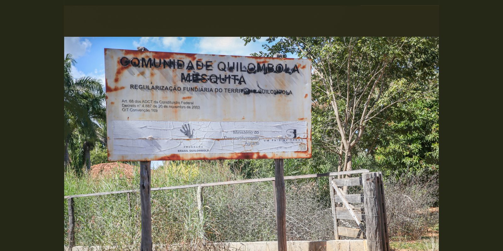 Reconhecida, comunidade quilombola em Goiás quer saída de fazendeiros