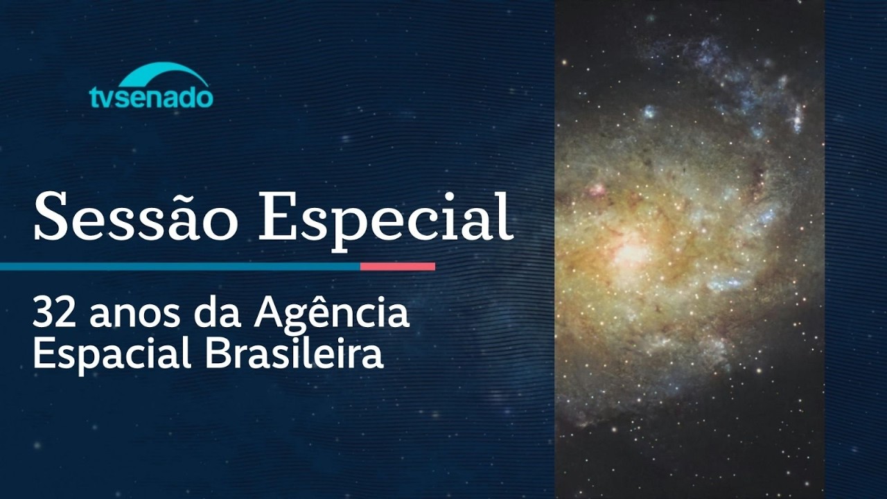 Vídeo: Ao vivo: Senado celebra os 32 anos da Agência Espacial Brasileira – 30/3/26