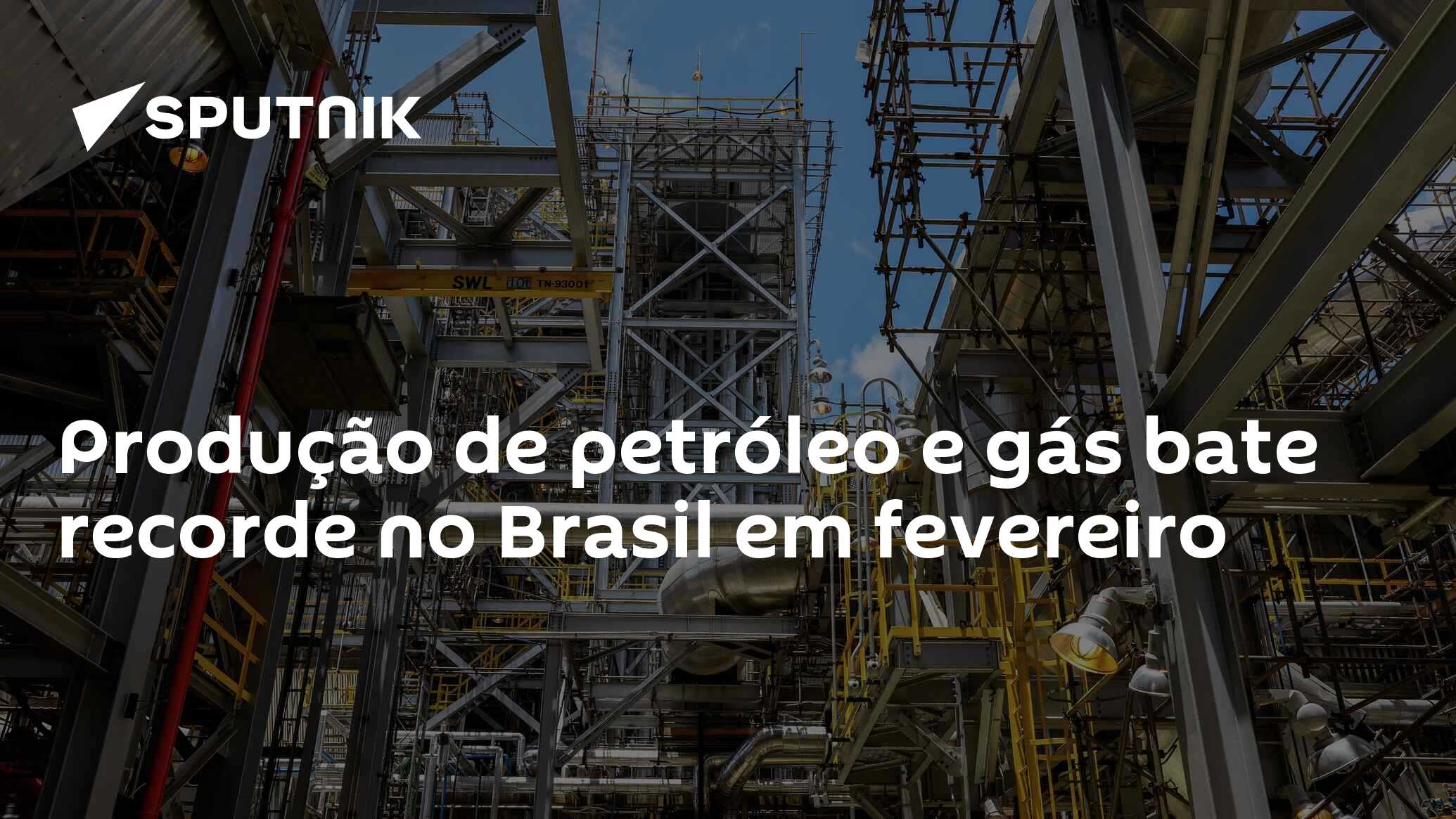 Produção de petróleo e gás bate recorde no Brasil em fevereiro