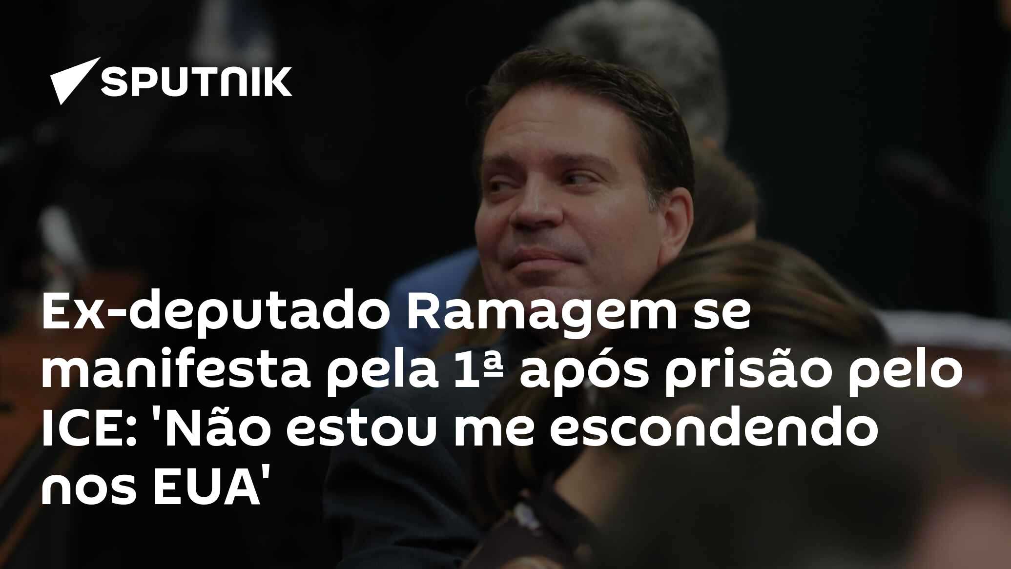 Ex-deputado Ramagem se manifesta pela 1ª após prisão pelo ICE: 'Não estou me escondendo nos EUA'