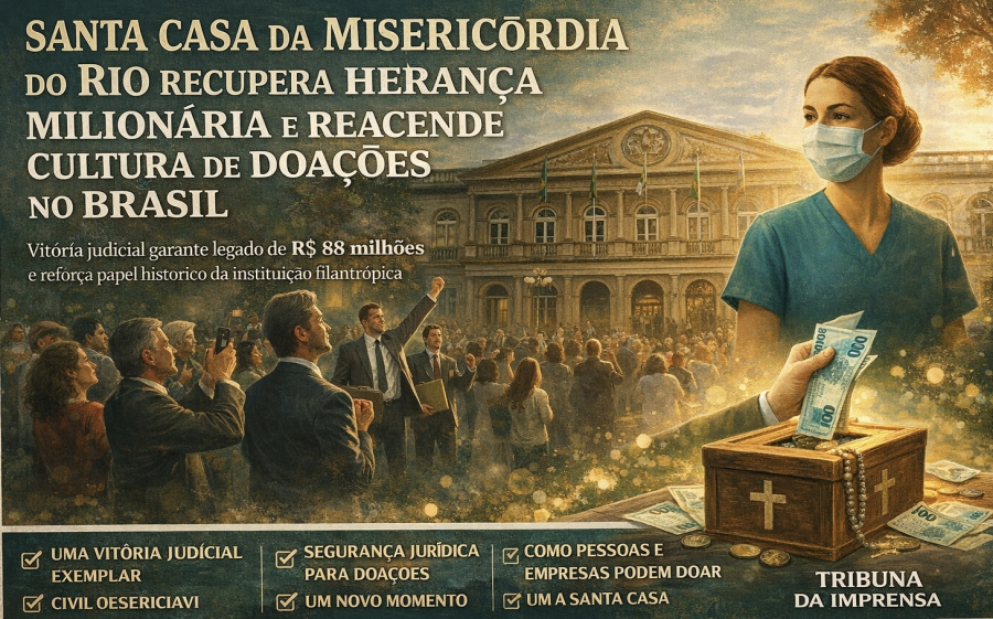 Santa Casa da Misericórdia do Rio recupera herança milionária e reacende cultura de doações no Brasil