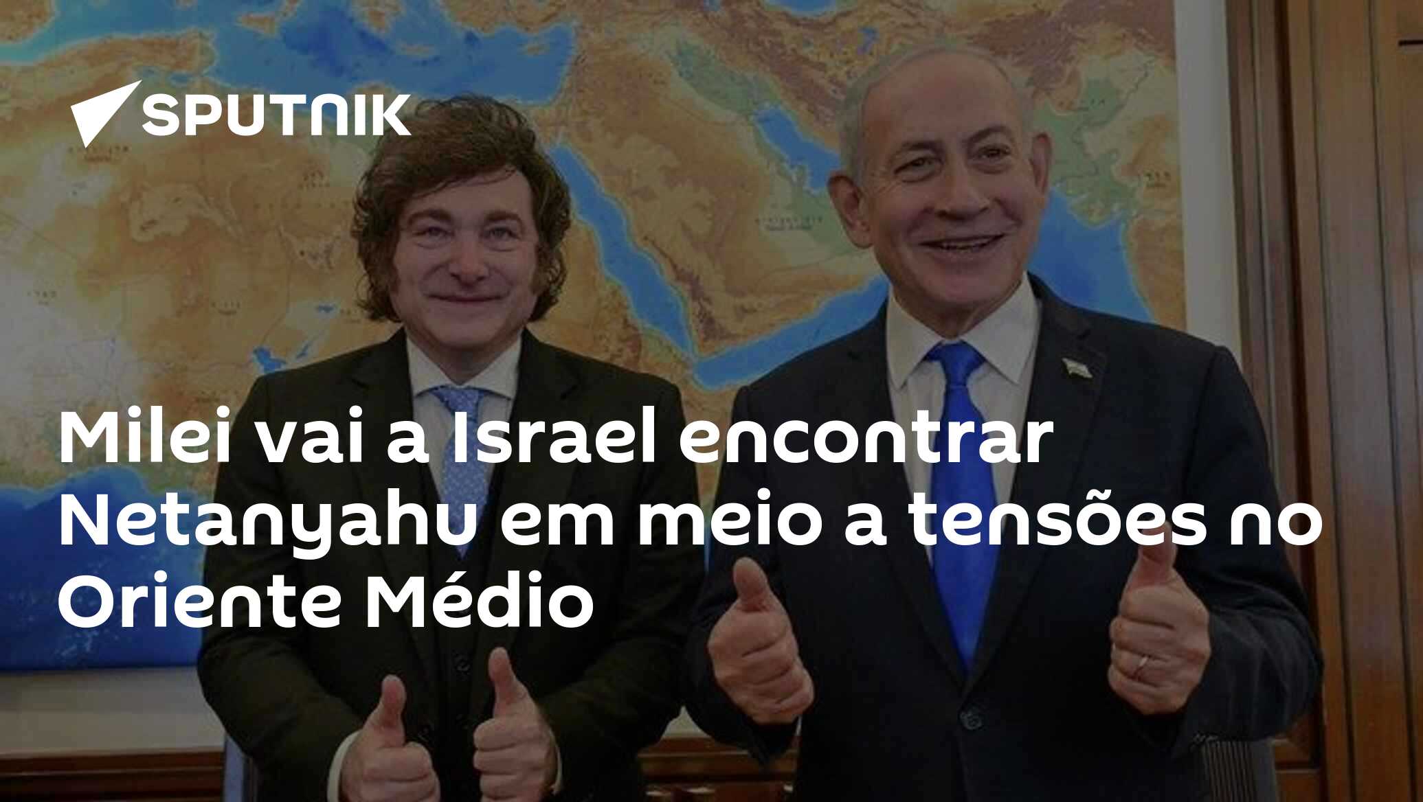 Milei vai a Israel encontrar Netanyahu em meio a tensões no Oriente Médio