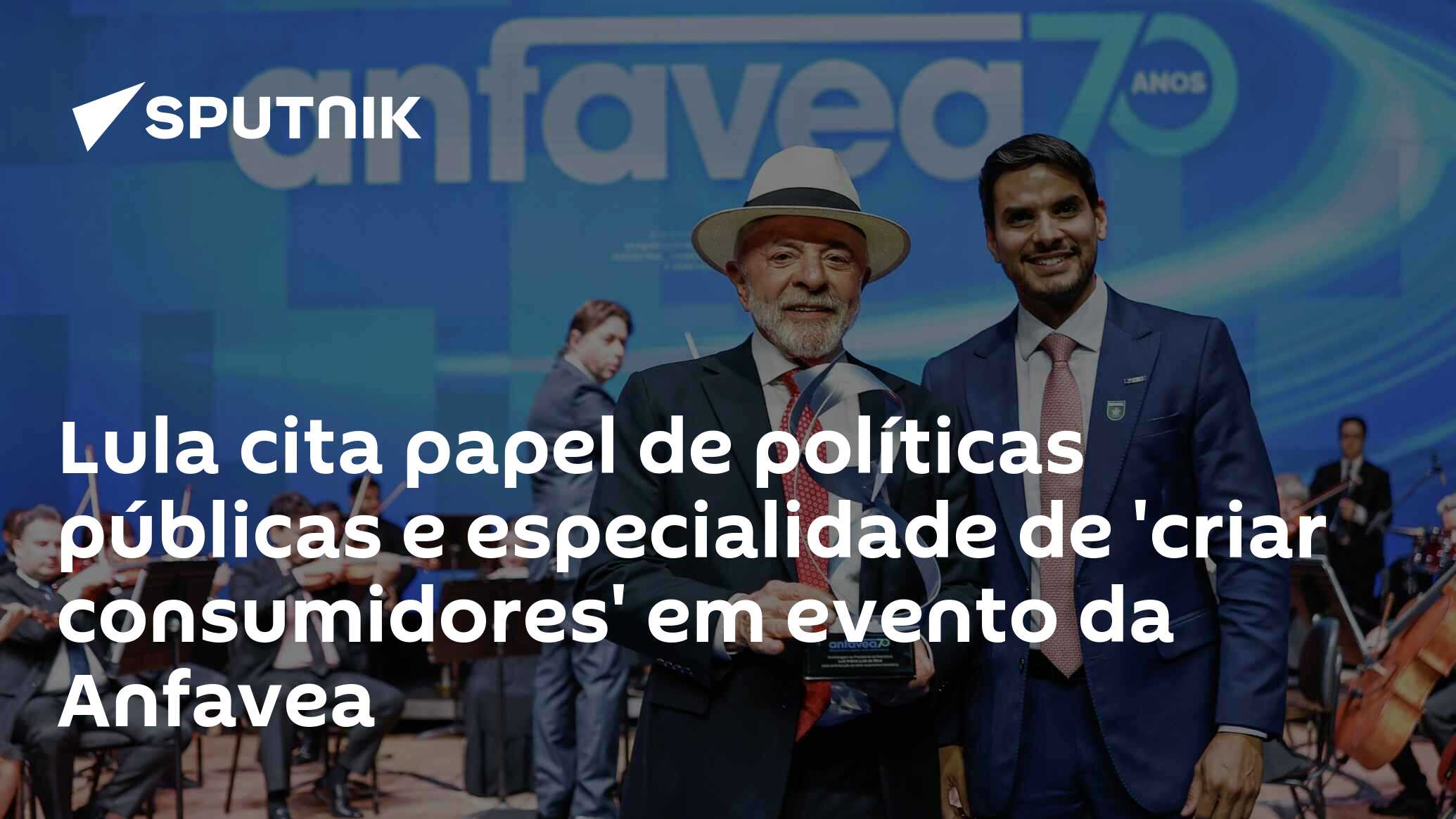 Lula cita papel de políticas públicas e especialidade de 'criar consumidores' em evento da Anfavea