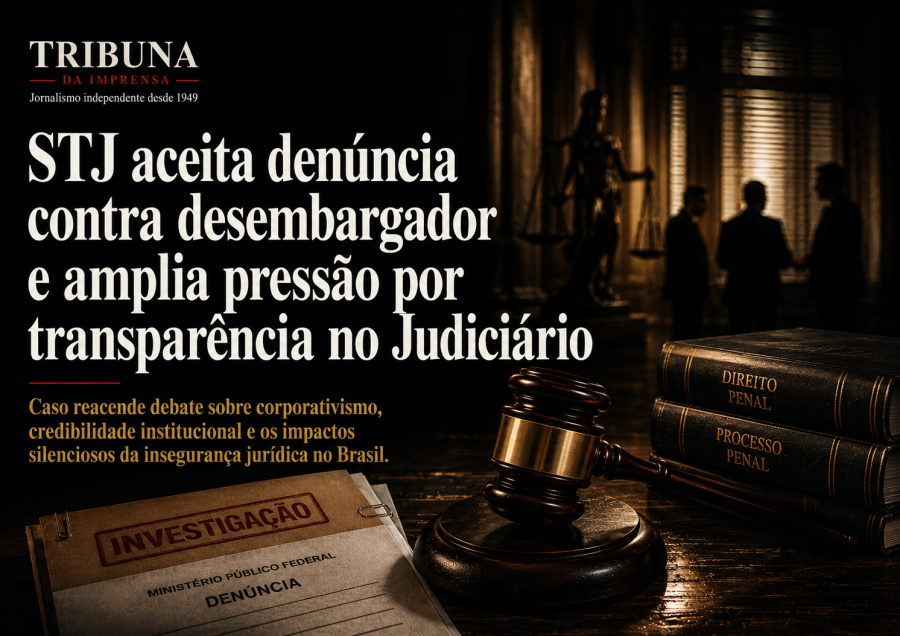 STJ aceita denúncia contra desembargador e amplia pressão por transparência no Judiciário
