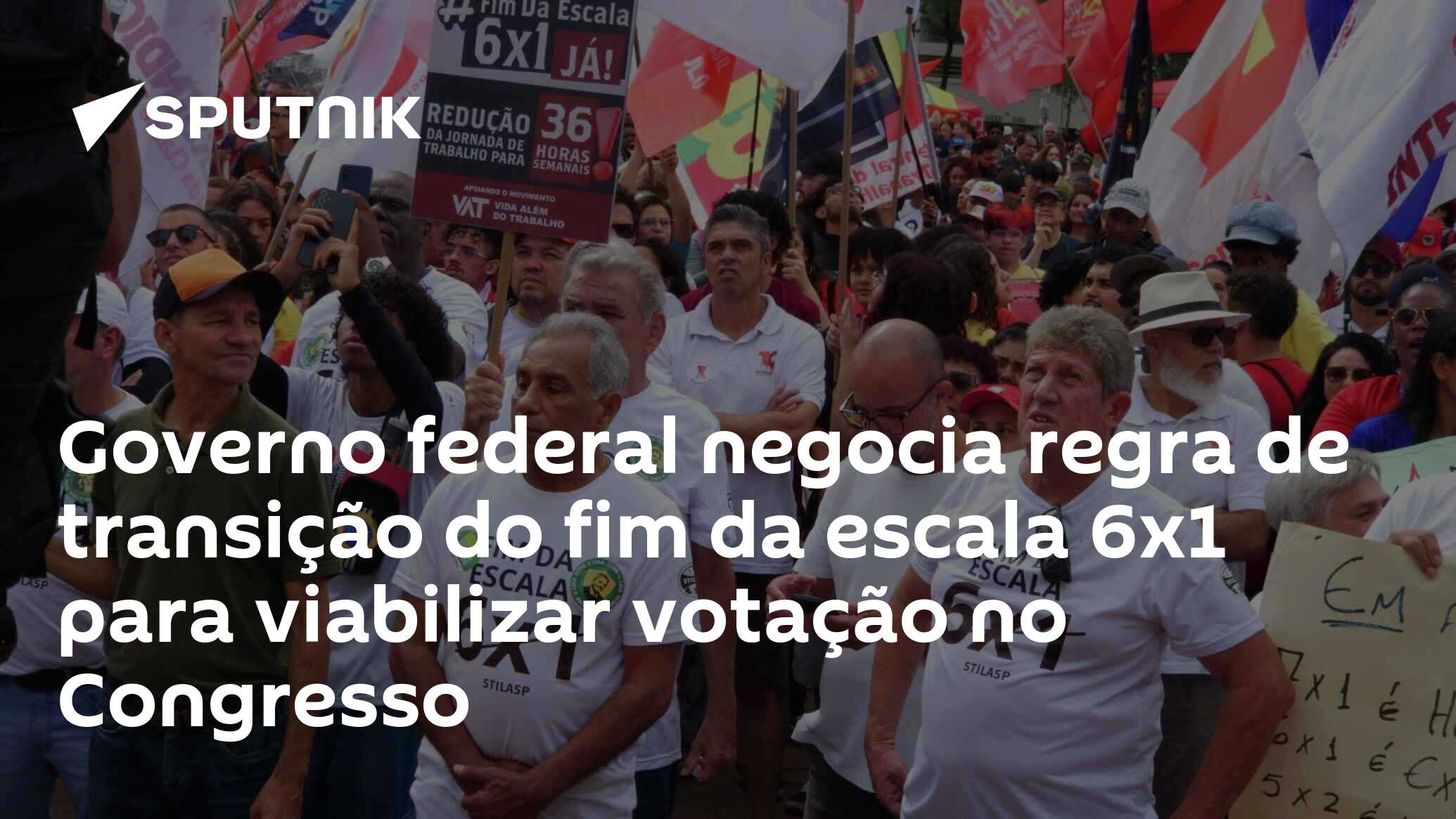 Governo federal negocia regra de transição do fim da escala 6x1 para viabilizar votação no Congresso