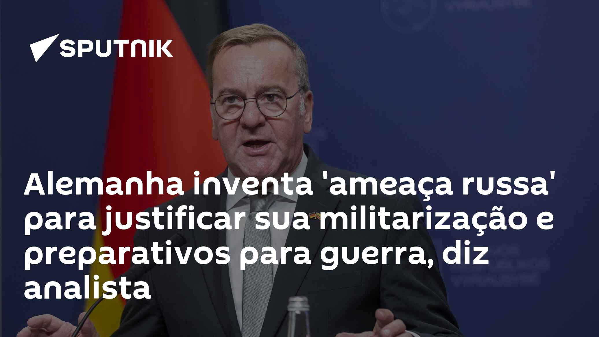 Alemanha inventa 'ameaça russa' para justificar sua militarização e preparativos para guerra, diz analista
