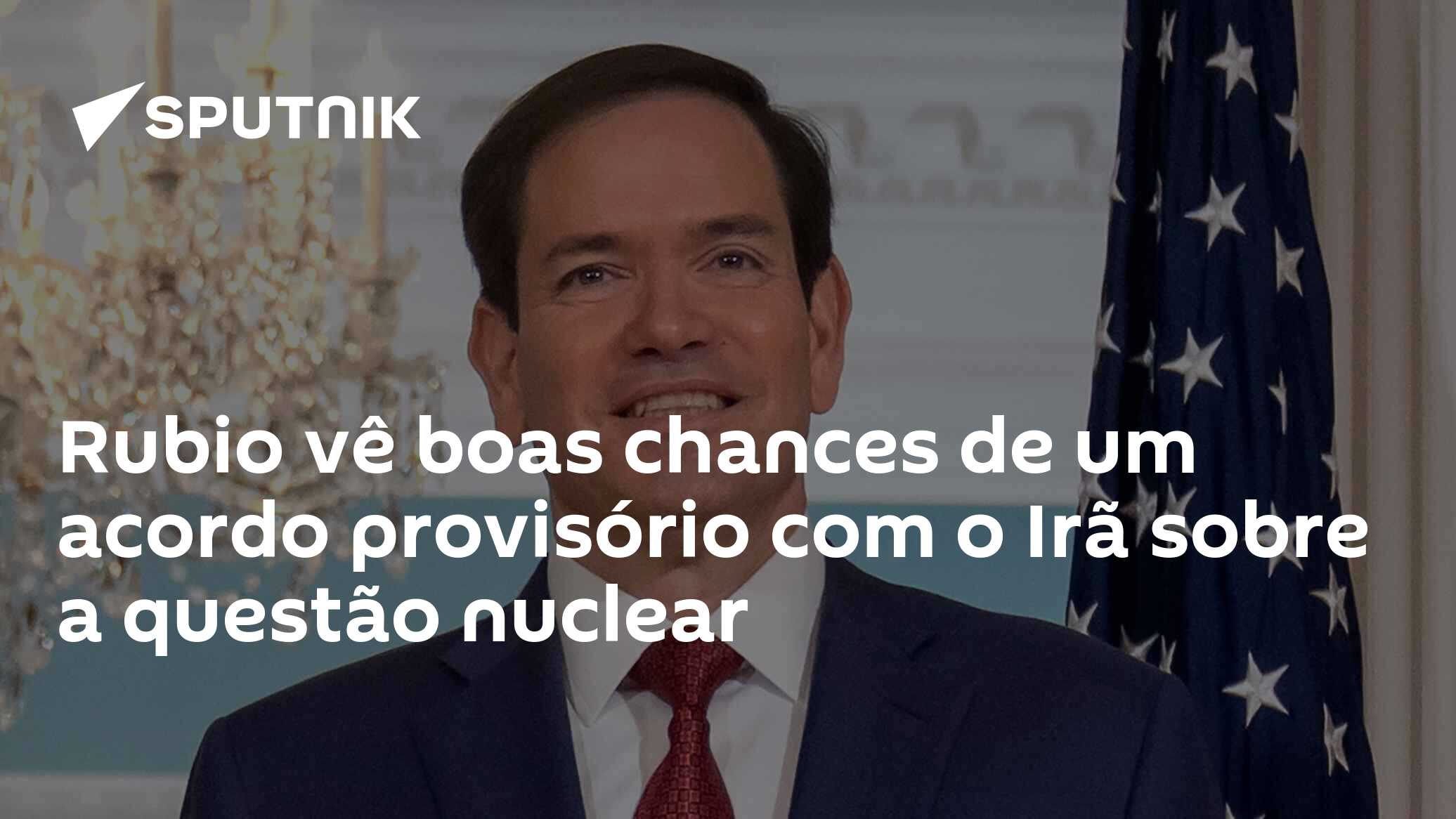 Rubio vê boas chances de um acordo provisório com o Irã sobre a questão nuclear