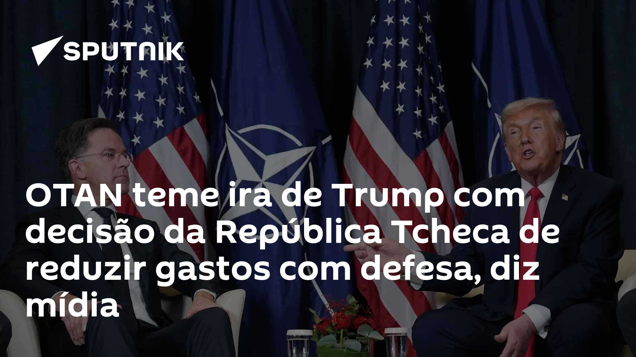 OTAN teme ira de Trump com decisão da República Tcheca de reduzir gastos com defesa, diz mídia