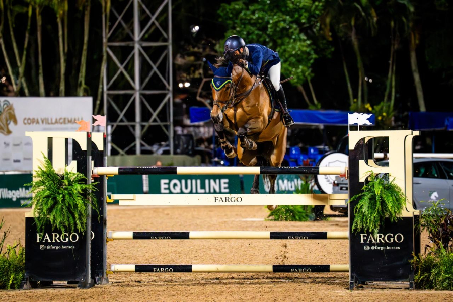 Cavaleiro Olímpico Stephan Barcha dá show e vence prova de aberturas da Copa VillageMall de Hipismo