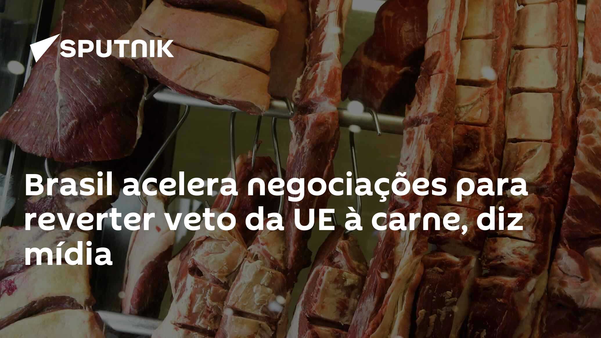 Brasil acelera negociações para reverter veto da UE à carne, diz mídia
