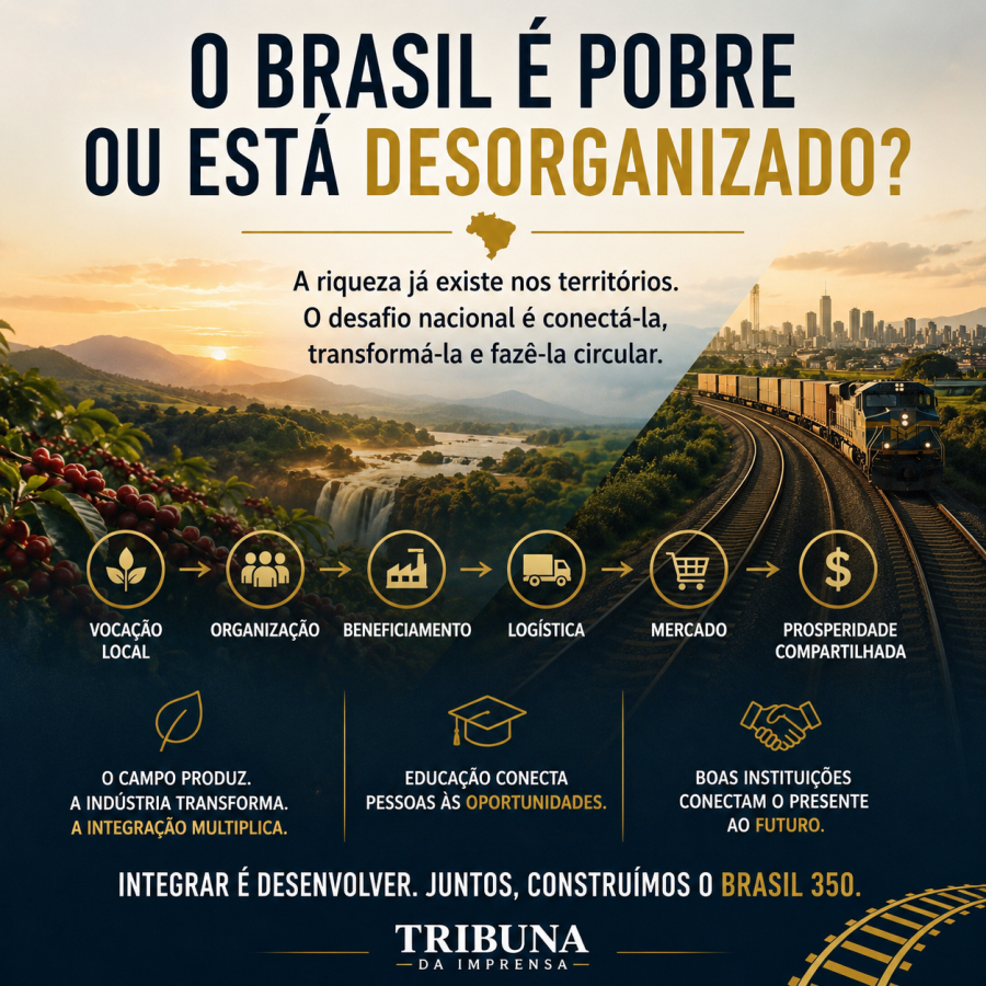 O Brasil é pobre ou está desorganizado?