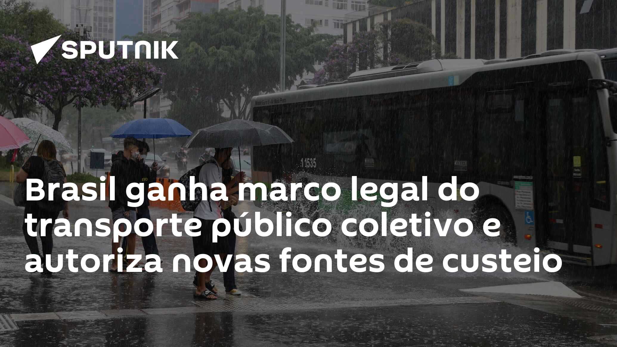 Brasil ganha marco legal do transporte público coletivo e autoriza novas fontes de custeio