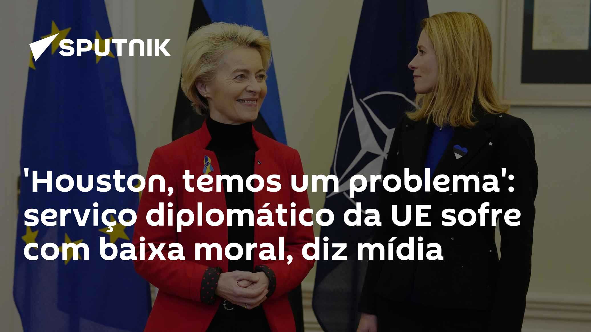 'Houston, temos um problema': serviço diplomático da UE sofre com baixa moral, diz mídia
