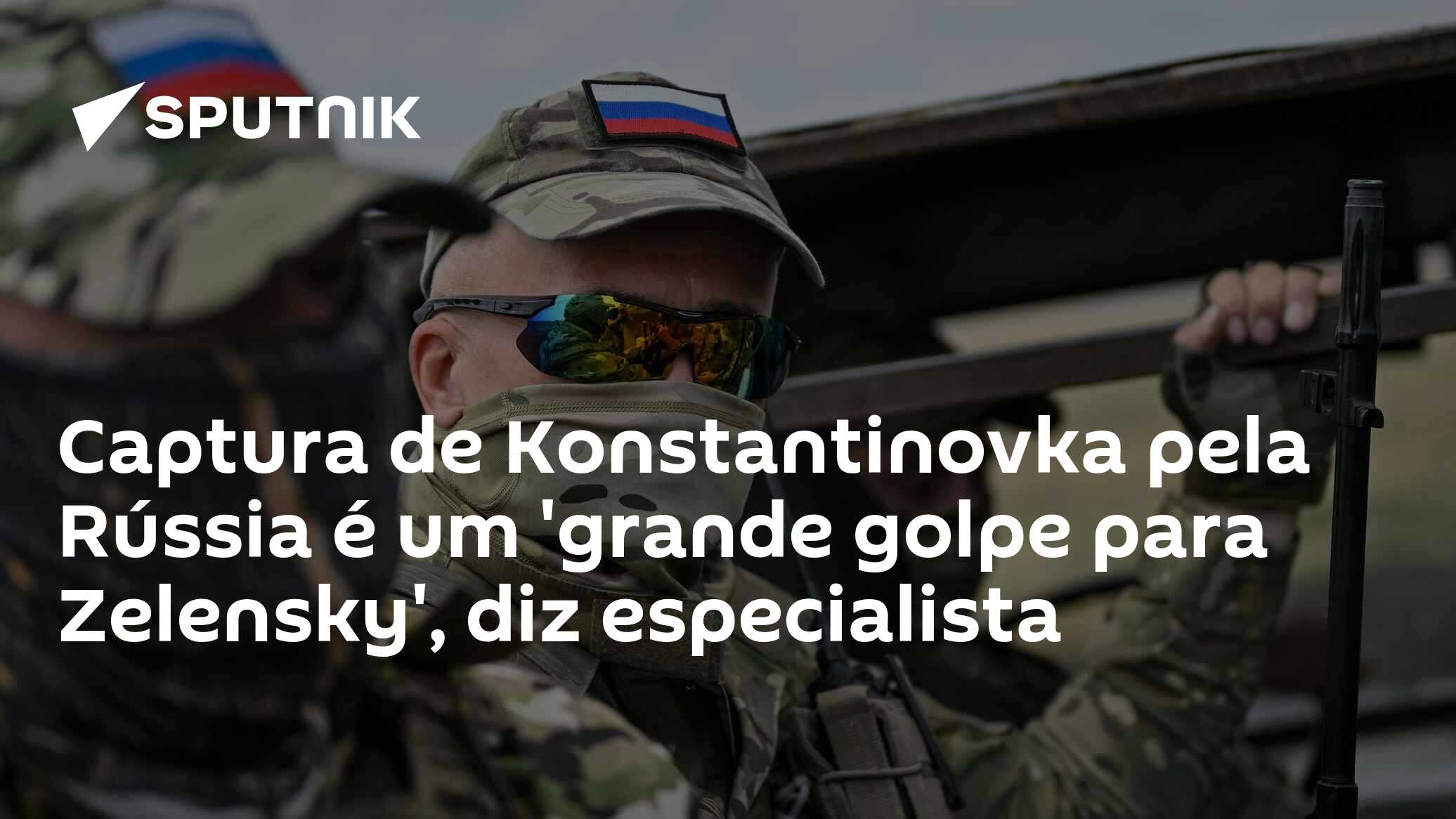 Captura de Konstantinovka pela Rússia é um 'grande golpe para Zelensky', diz especialista