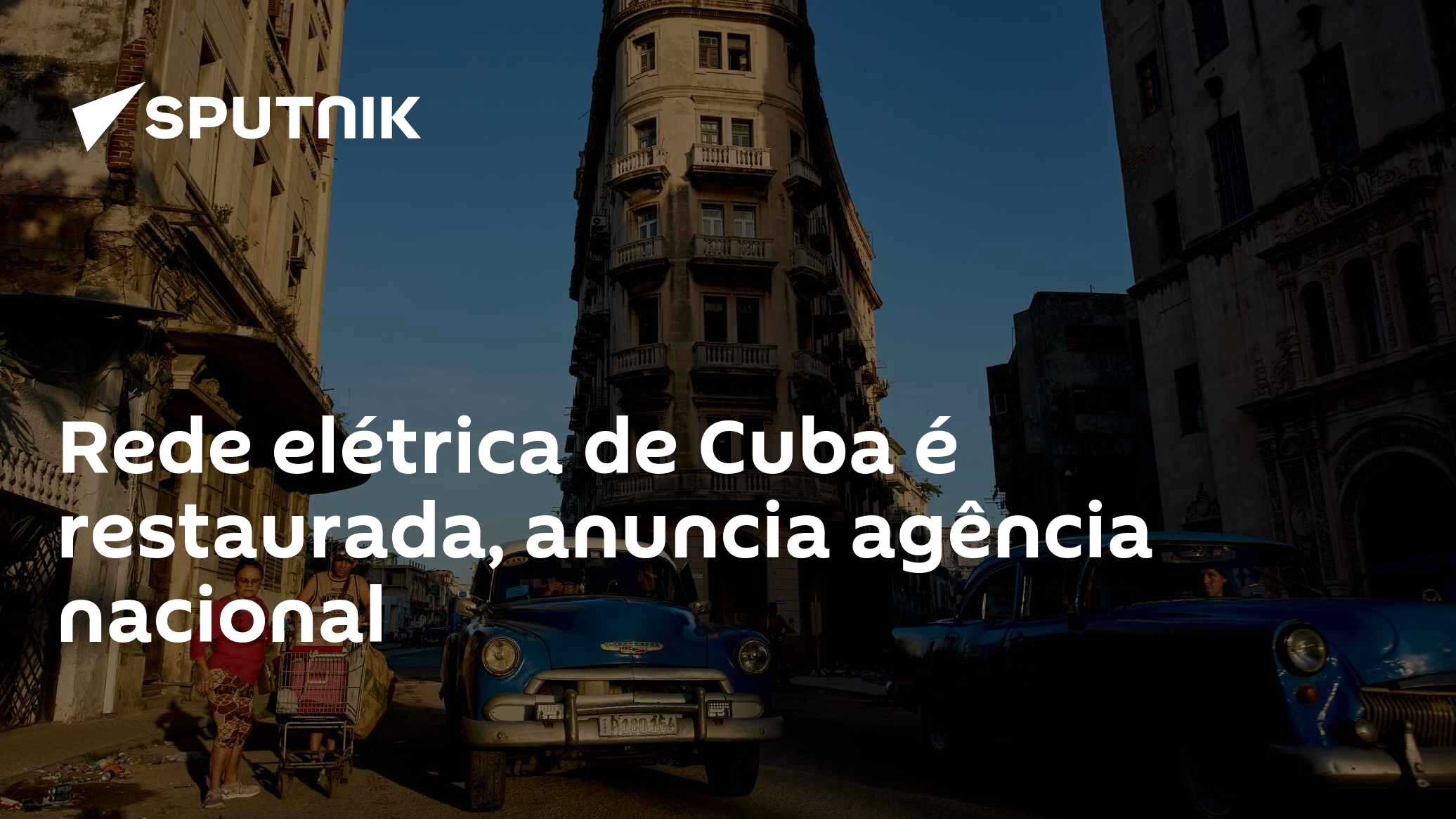 Rede elétrica de Cuba é restaurada, anuncia agência nacional