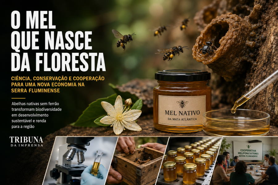 O mel que nasce da floresta