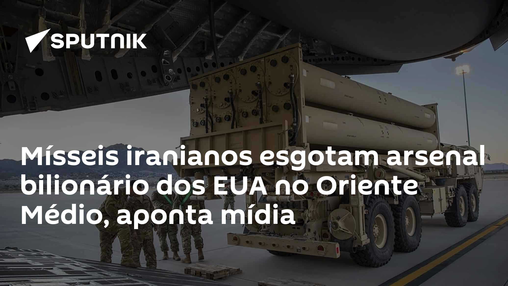 Mísseis iranianos esgotam arsenal bilionário dos EUA no Oriente Médio, aponta mídia