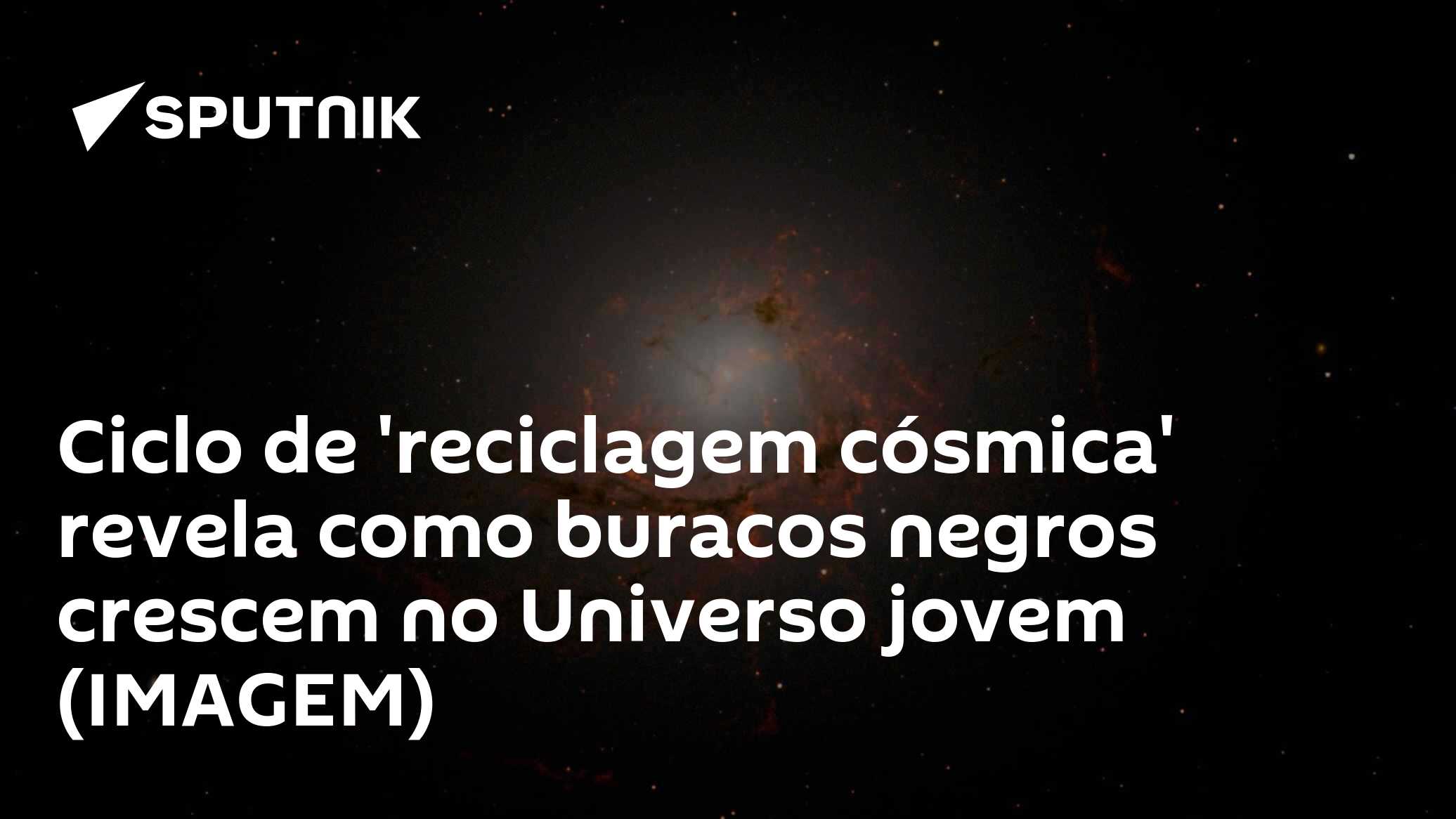 Ciclo de 'reciclagem cósmica' revela como buracos negros crescem no Universo jovem (IMAGEM)