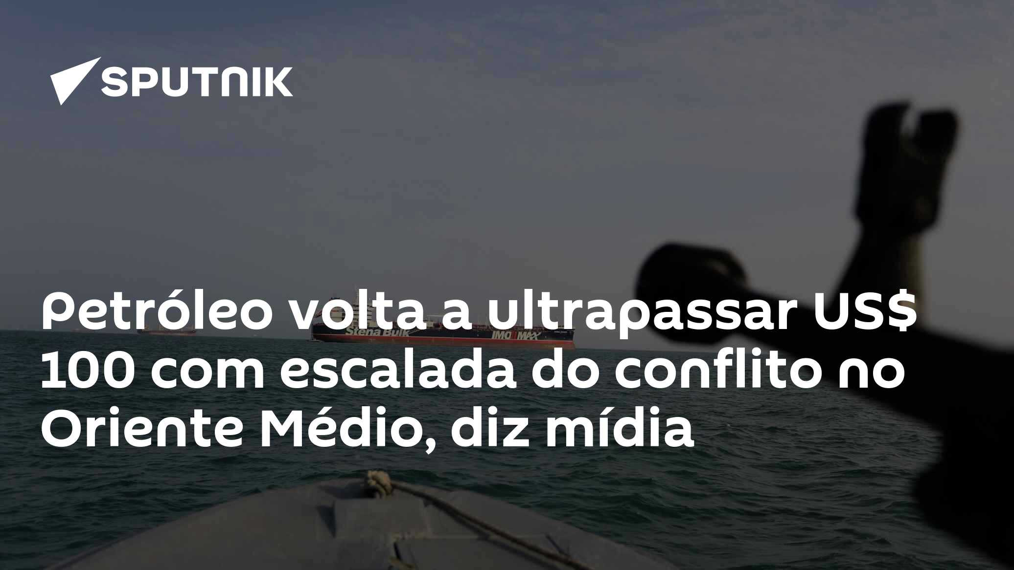 Petróleo volta a ultrapassar US$ 100 com escalada do conflito no Oriente Médio, diz mídia