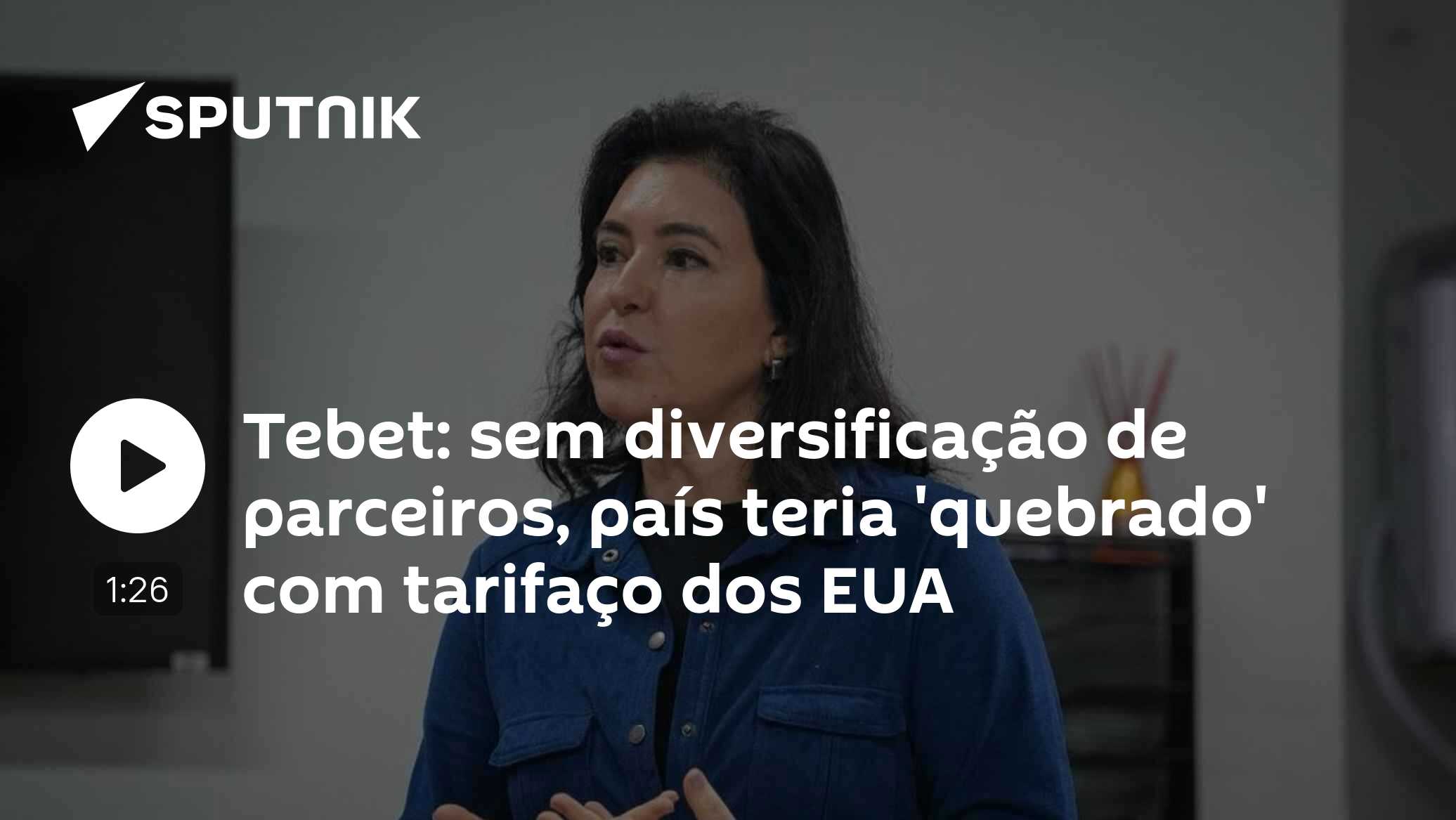 Tebet: sem diversificação de parceiros, país teria 'quebrado' com tarifaço dos EUA