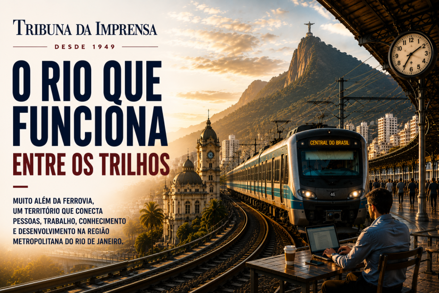 O Rio que funciona entre os trilhos 