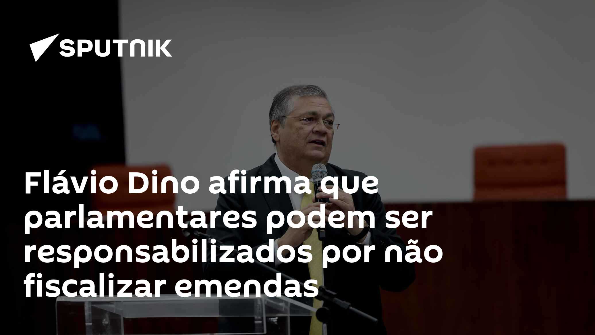 Flávio Dino afirma que parlamentares podem ser responsabilizados por não fiscalizar emendas