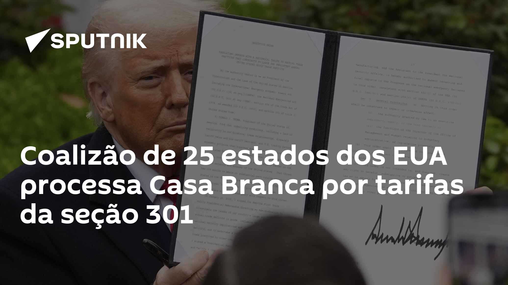 Coalizão de 25 estados dos EUA processa Casa Branca por tarifas da seção 301