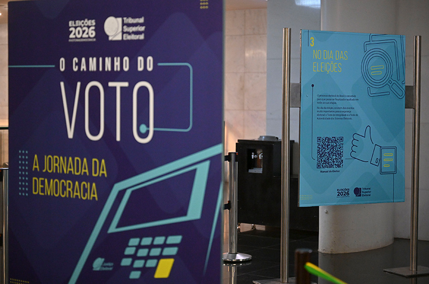 Senado sedia exposição 'O Caminho do Voto', sobre etapas do processo eleitoral