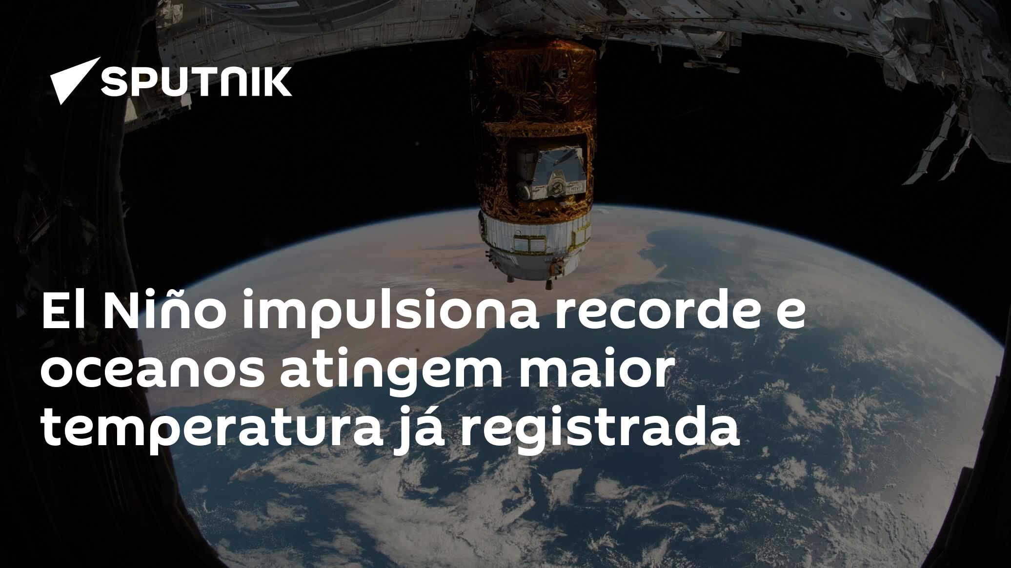 El Niño impulsiona recorde e oceanos atingem maior temperatura já registrada