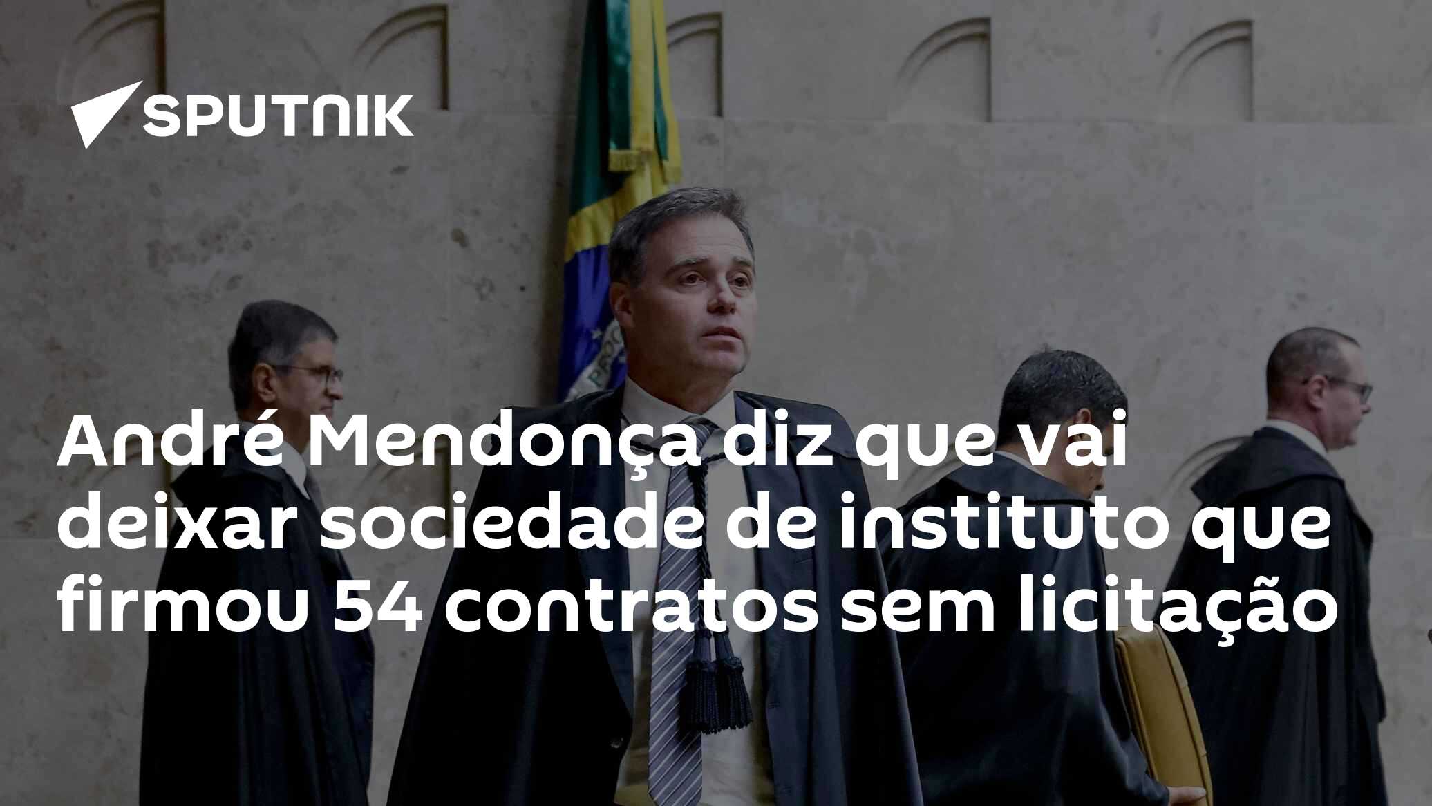 André Mendonça diz que vai deixar sociedade de instituto que firmou 54 contratos sem licitação