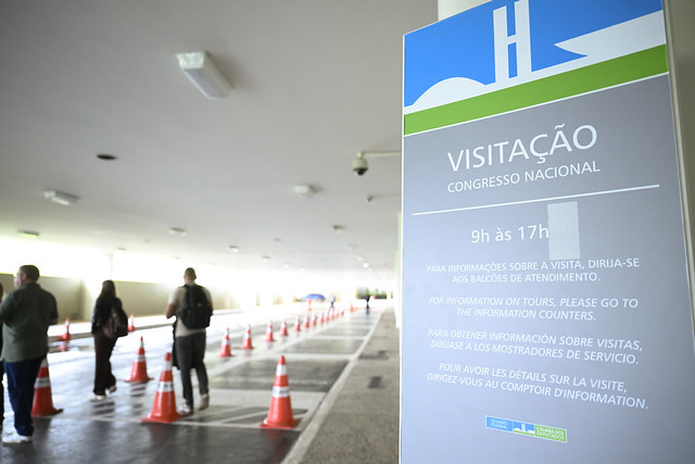 Congresso estará fechado para visitação neste fim de semana e feriado