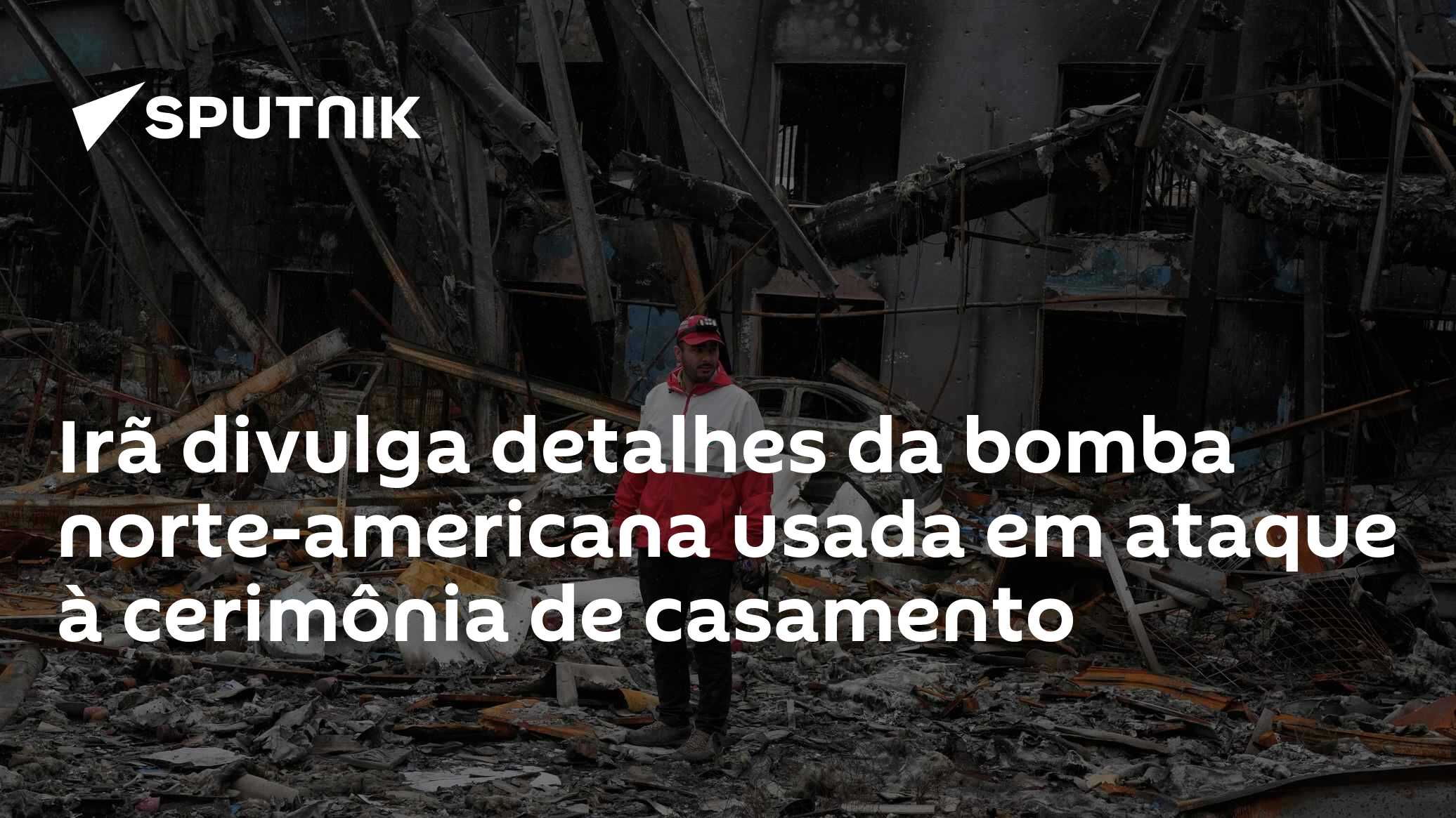 Irã divulga detalhes da bomba norte-americana usada em ataque à cerimônia de casamento