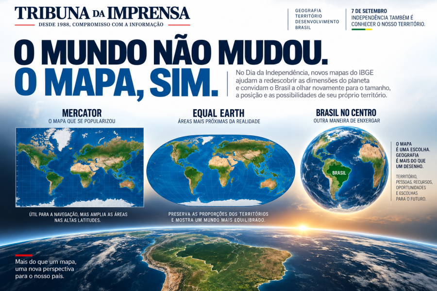 O mundo não mudou. O mapa, sim