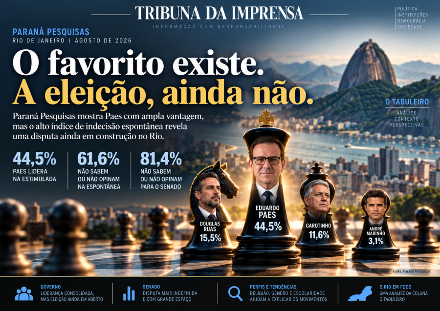 O favorito existe. A eleição, ainda não