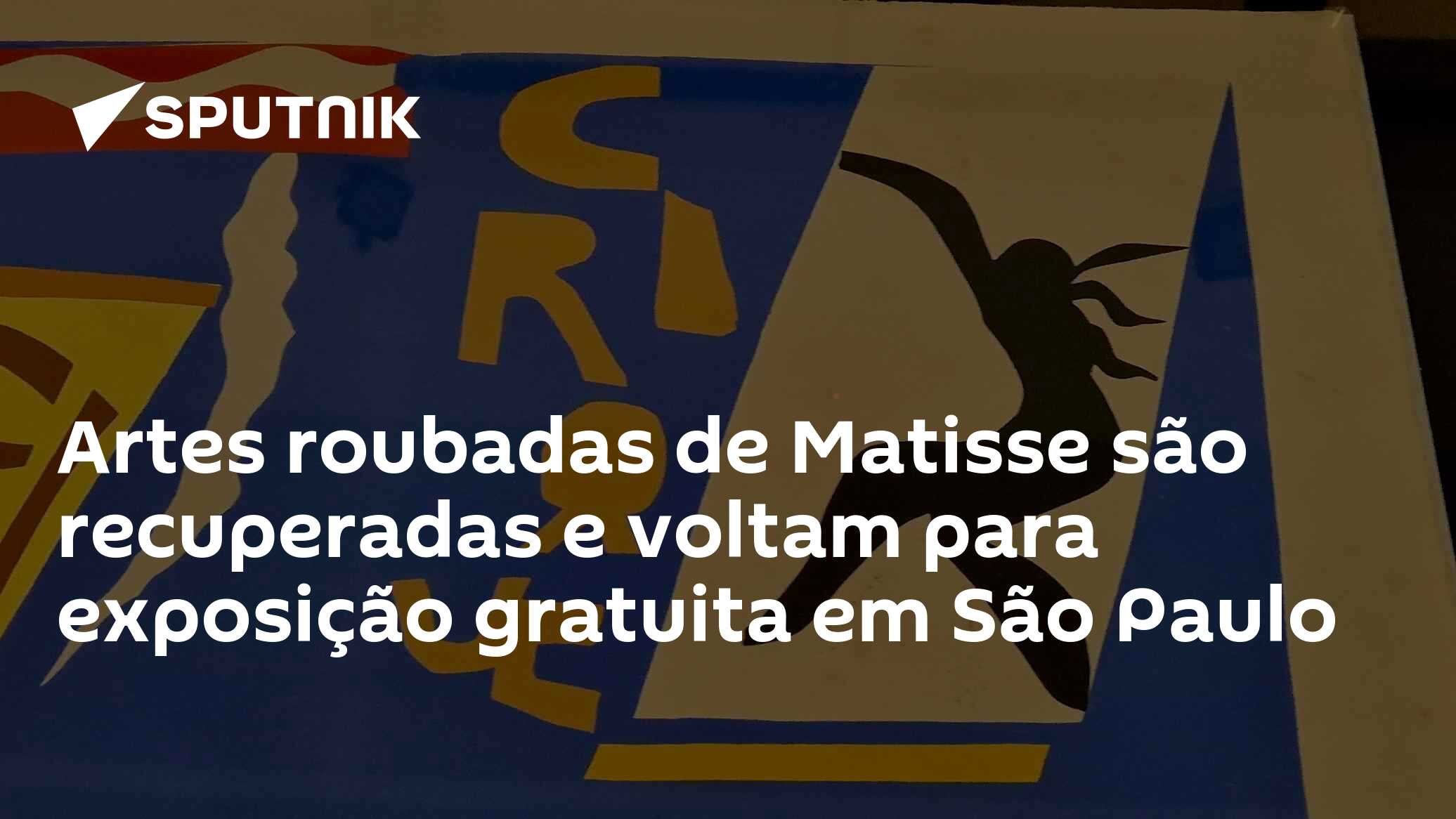 Artes roubadas de Matisse são recuperadas e voltam para exposição gratuita em São Paulo