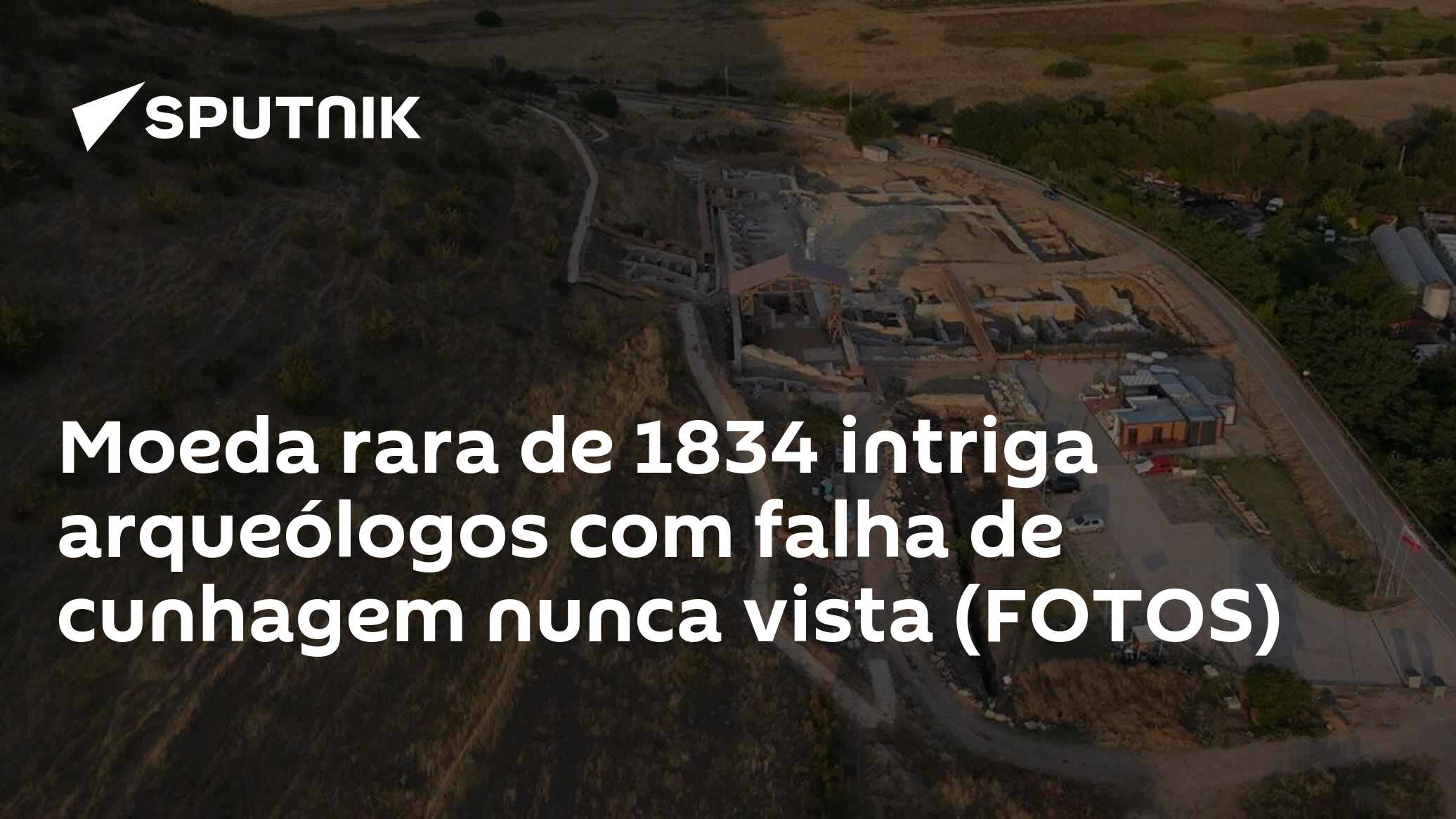 Moeda rara de 1834 intriga arqueólogos com falha de cunhagem nunca vista (FOTOS)