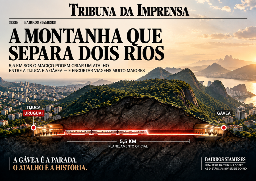 A montanha que separa dois Rios
