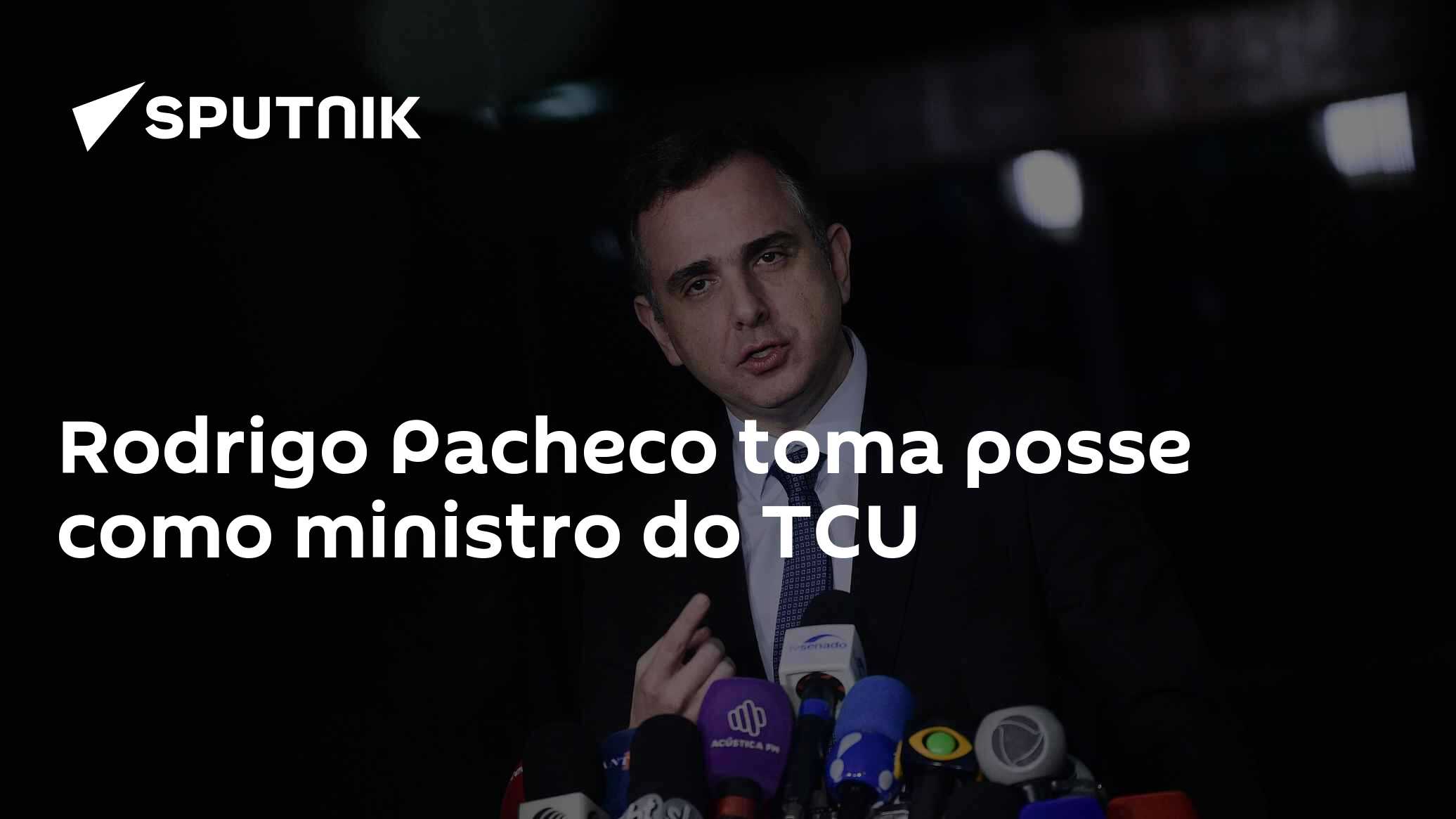Rodrigo Pacheco toma posse como ministro do TCU