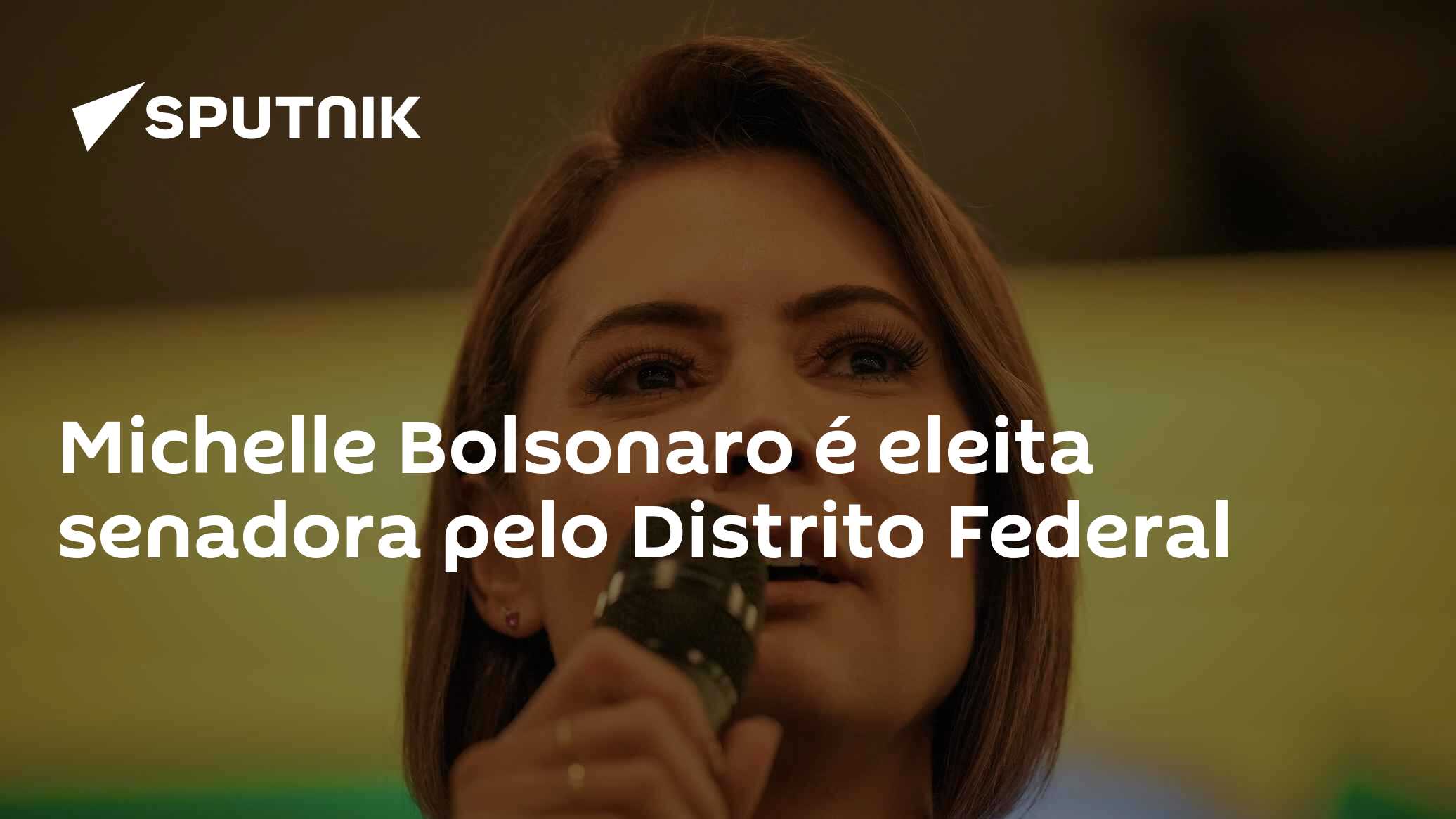 Michelle Bolsonaro é eleita senadora pelo Distrito Federal