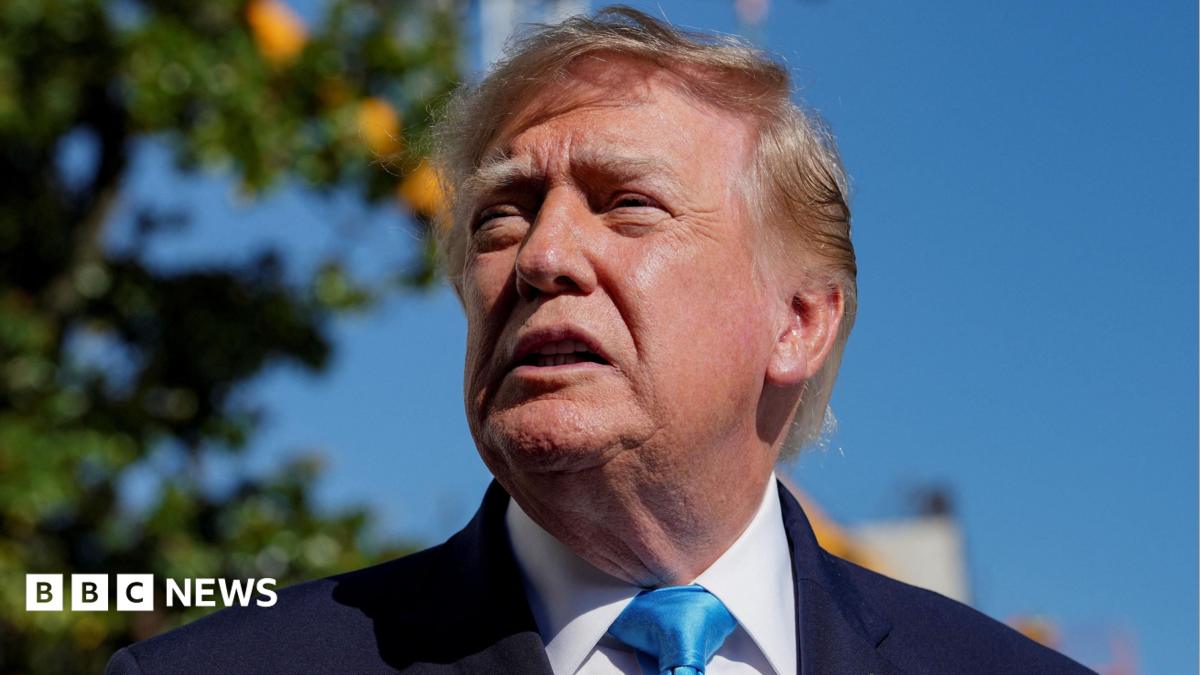 Trump says 'threat' led US to pull bombers from RAF Fairford