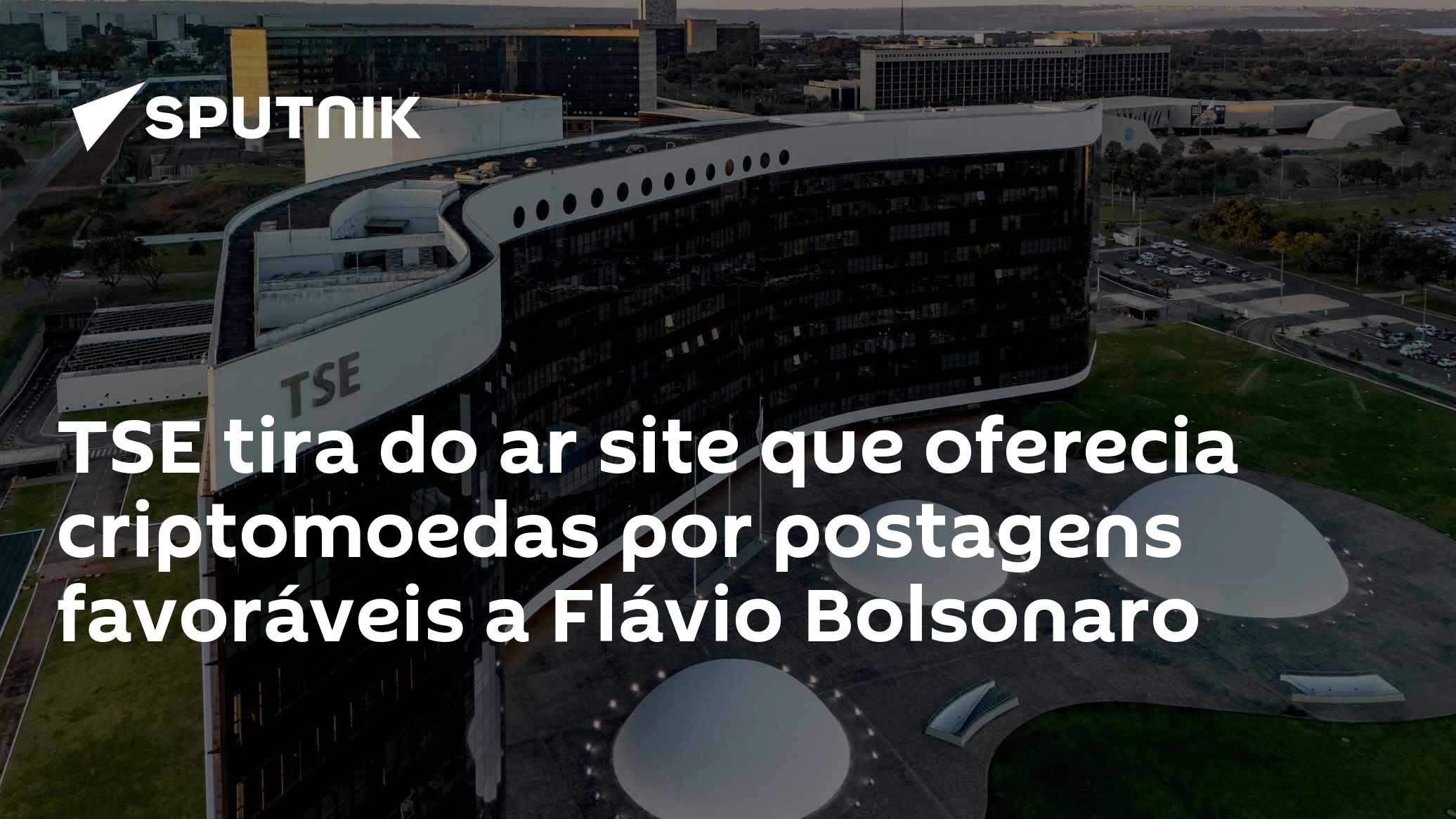 TSE tira do ar site que oferecia criptomoedas por postagens favoráveis a Flávio Bolsonaro